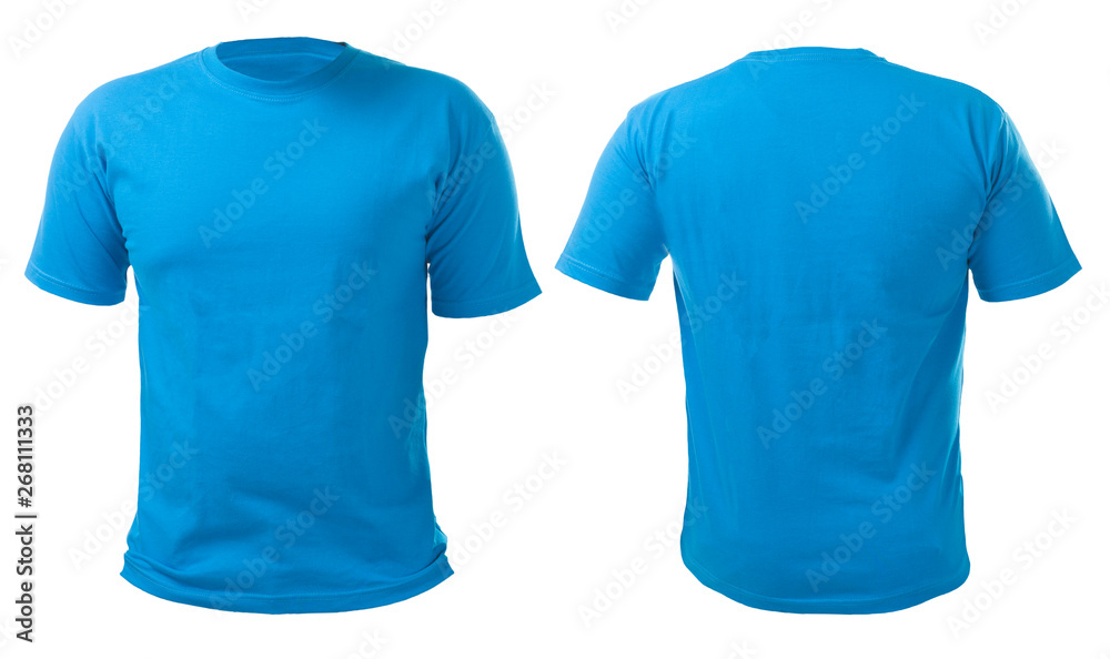 Blue Shirt Design Template Stock Photo | Adobe Stock
