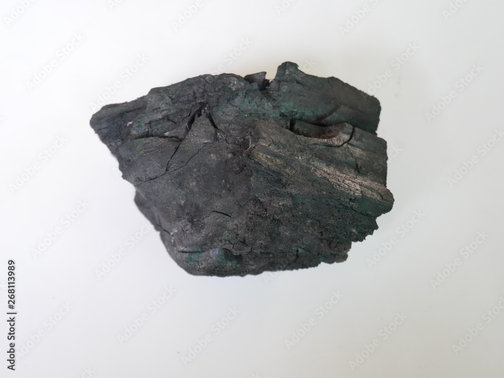 Natural wood charcoal, traditional charcoal or hard wood charcoal isolated on white background Natural wood charcoal, traditional charcoal or hard wood charcoal isolated on white background