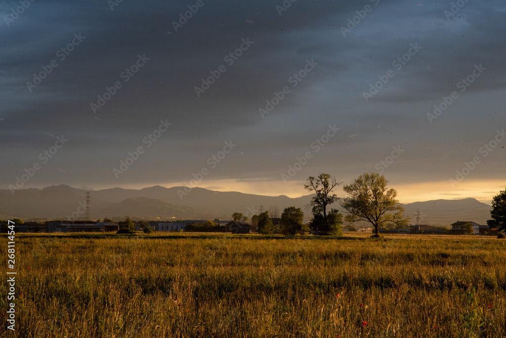Fototapeta premium Tramonto surreale