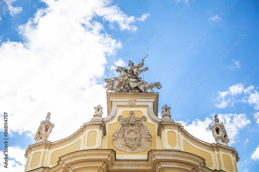 George's Cathedral is a baroque-rococo cathedral located in the city of Lviv, the historic capital of western Ukraine. George's Cathedral is a baroque-rococo cathedral located in the city of Lviv, the historic capital of western Ukraine.