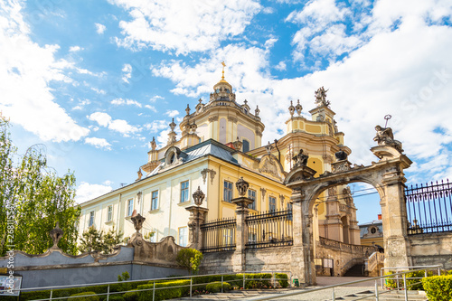 George's Cathedral  is a baroque-rococo cathedral located in the city of Lviv, the historic capital of western Ukraine. © Ruslan