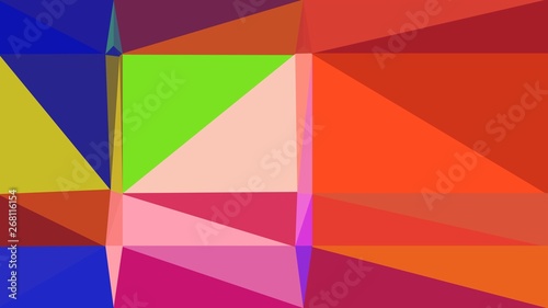 moderate red  dark slate blue and pastel magenta color background with triangles. triangles style of different size and shape. simple geometric background for poster  cards  wallpaper or texture