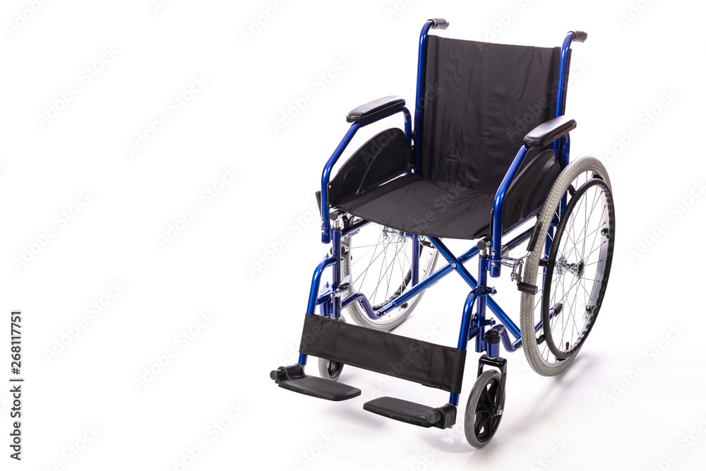 wheelchair for the disabled on a white background