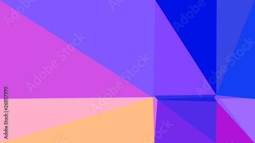 abstract geometric background with triangles and medium slate blue  light pink and medium orchid colors. for poster  banner  wallpaper or texture