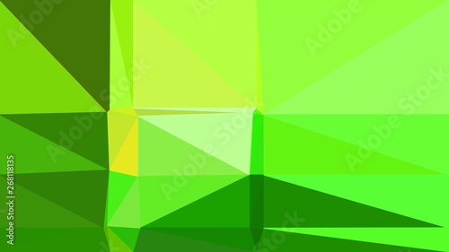 retro style triangle illustration. yellow green, green yellow and forest green colors. for poster, cards, wallpaper design or backdrop texture