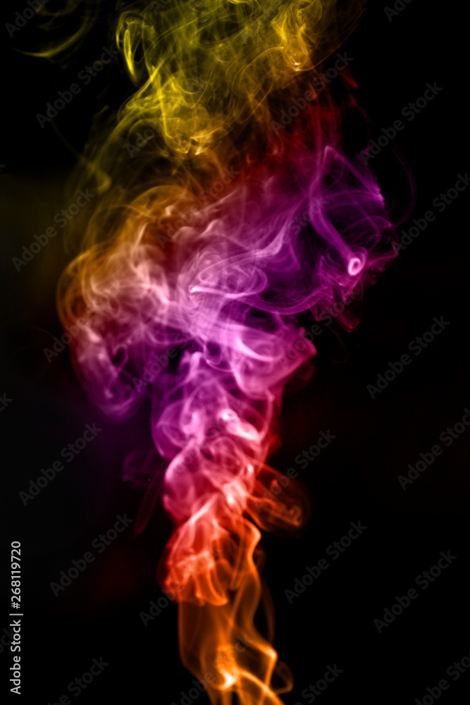 Obraz premium abstract multicolored smoke