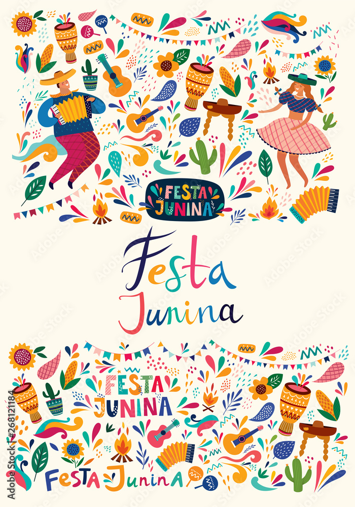 Dansing people. Festa Junina Dansing people. Festa Junina