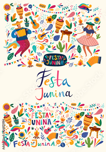 Dansing people. Festa Junina