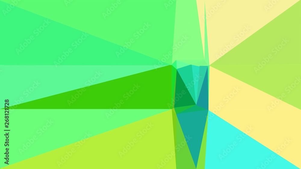 geometric pastel green, pastel yellow and green yellow color background. for creative poster, cards, wallpaper or texture design