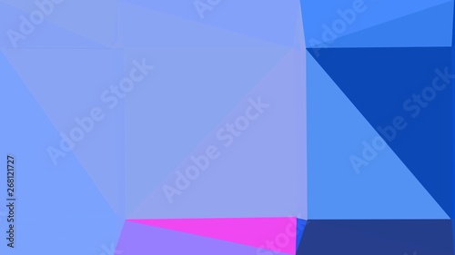 triangle background abstract with corn flower blue  strong blue and orchid colors. backdrop style for poster element  cards  wallpaper or texture
