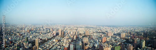 Aerial View of Dense City - Kaohsiung, Taiwan