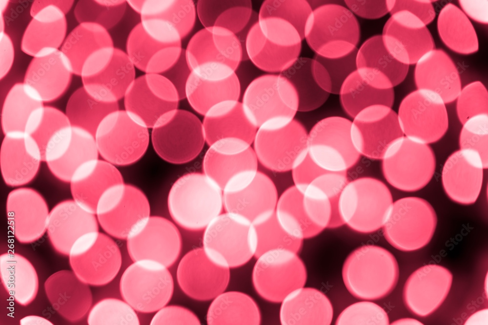 Abstract bokeh background. Soft defocused lights. Neon basic red color Abstract bokeh background. Soft defocused lights. Neon basic red color