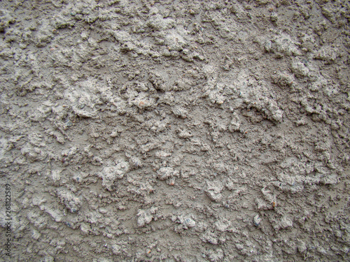 Background concrete wall (fur coat). Pebbles. Heathered Gray Primary Color.