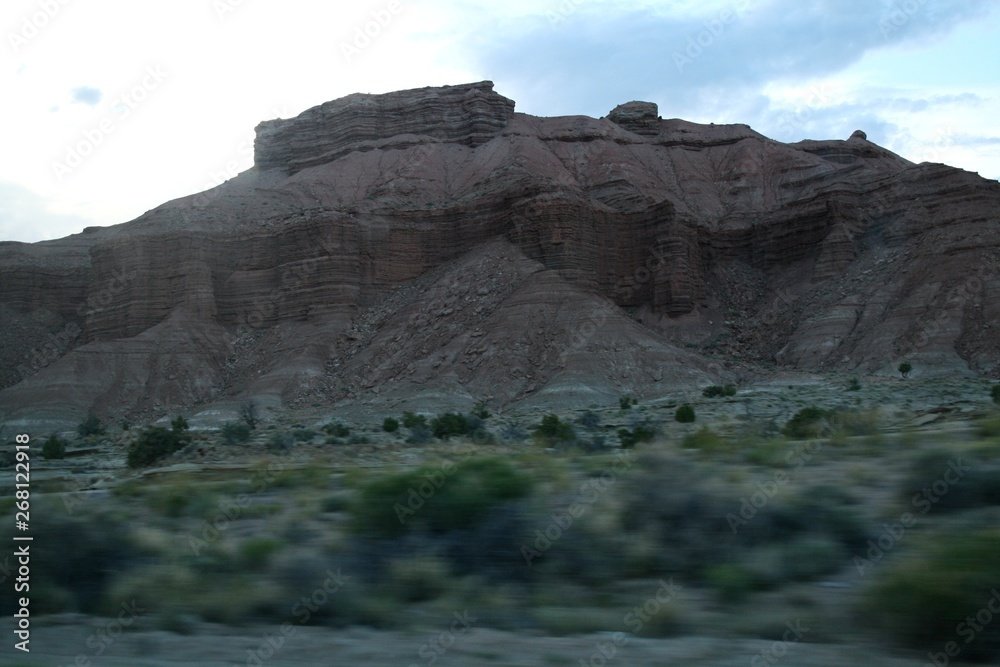 geological structure of sand in Utah.