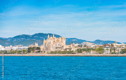 Cathedral over the bay of Palma. Majorca