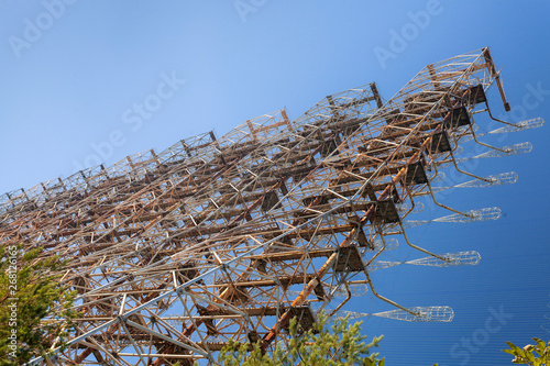 Soviet radar system Duga at Chernobyl-2 nuclear power plant