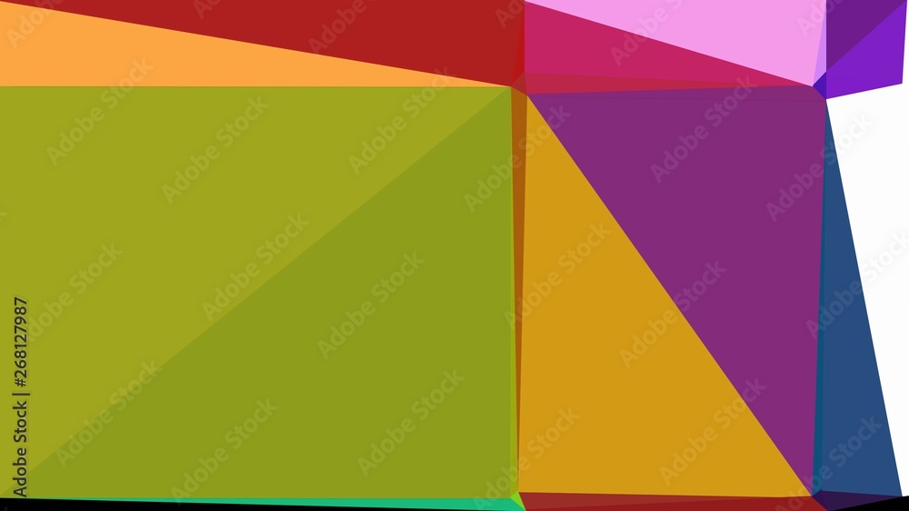 abstract geometric background with triangles and dark golden rod, dark moderate pink and dark slate gray colors. for poster, banner, wallpaper or texture
