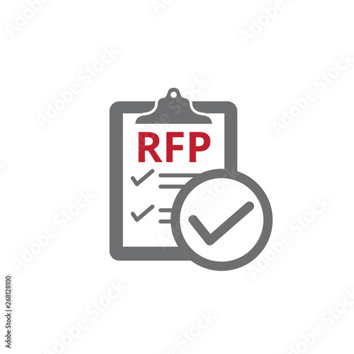 RFP Icon - request for proposal concept or idea