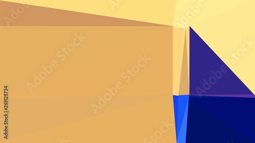 sandy brown, midnight blue and pastel gray color geometric triangle background. simple illustration trendy abstract for poster design, cards, wallpaper or texture