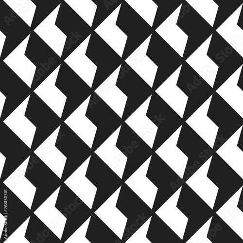 Seamless abstract geometric pattern.