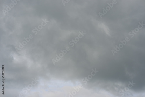 cloudy grey sky