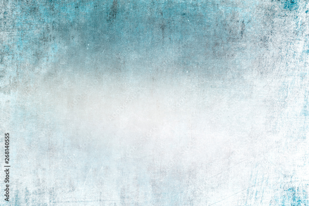 Obraz premium Old blue grungy wall background or texture