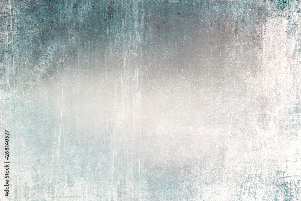 Obraz premium Old blue grungy wall background or texture
