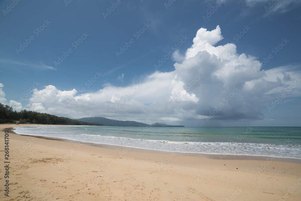 Beach scene on Thailand island Phuket