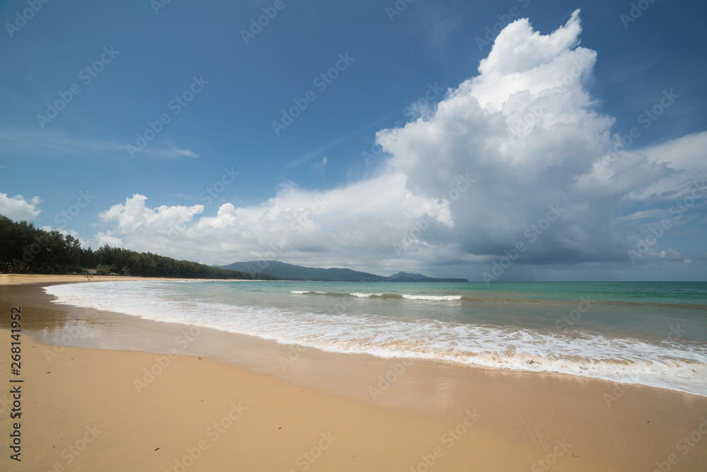 Beach scene on Thailand island Phuket