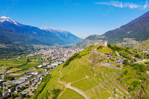 Valtellina (IT) - Vigneti del Grumello nei pressi di Sondrio  photo