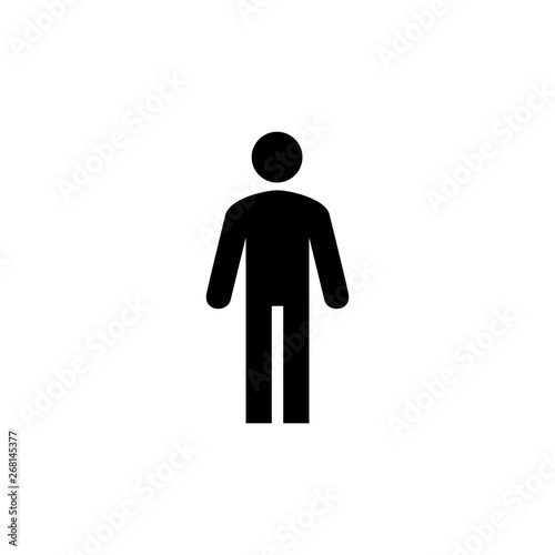 Male icon. male sign vector