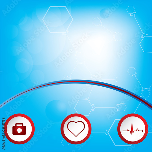 Abstract medical background.