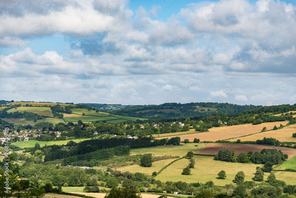 Landscape scene on the Hampshire Wiltshire border