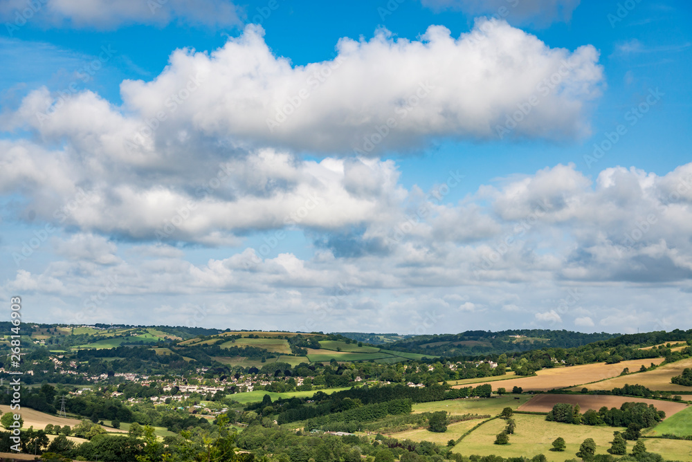 Landscape scene on the Hampshire Wiltshire border