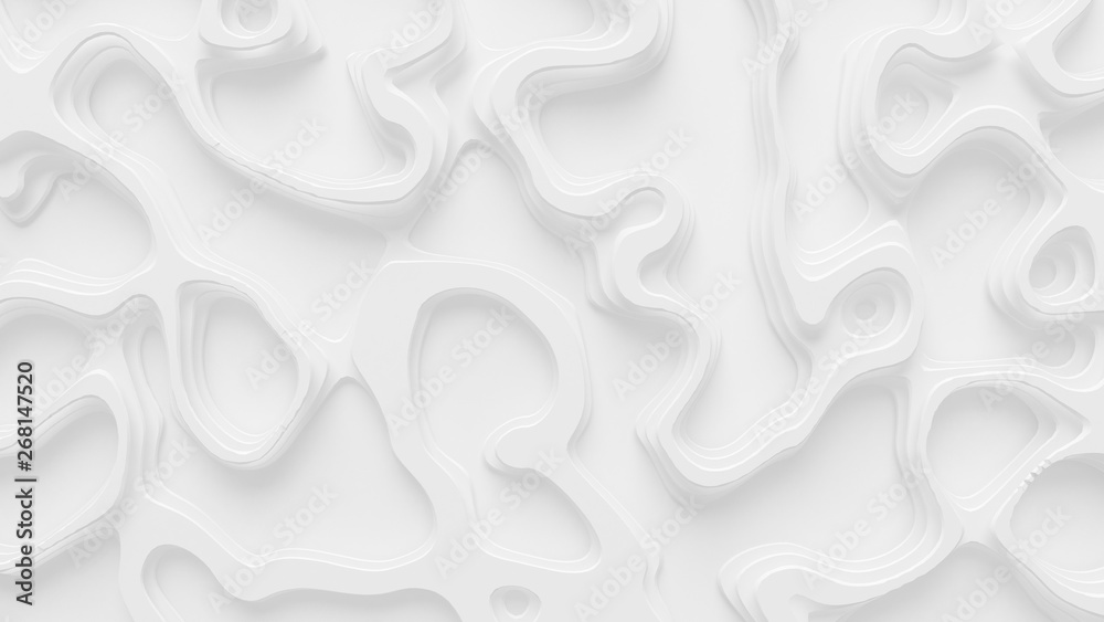 Beautiful white relief texture background. 3d illustration, 3d rendering. Beautiful white relief texture background. 3d illustration, 3d rendering.