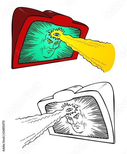 Mind control rays from a television of the future