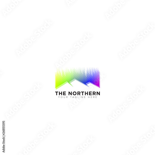 Abstract Logo, The Northern Lights Logo Design
