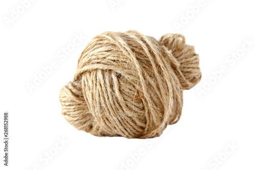 rope clew isolated white background