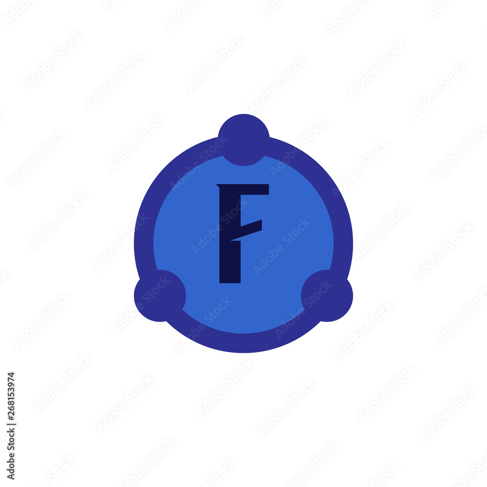 Obraz premium Initial Letter Logo F Template Vector Design