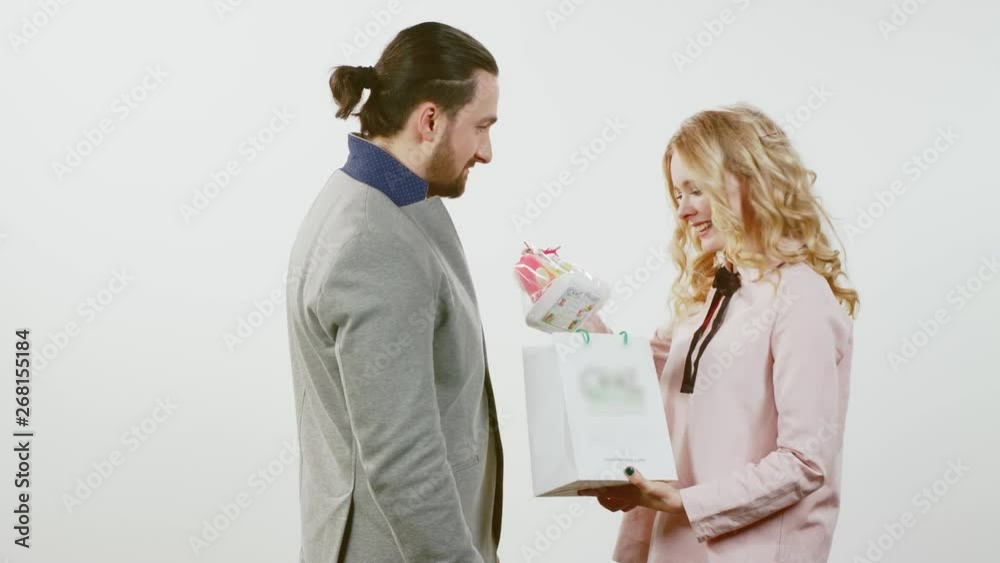 Giving A Gift For The Holiday. Giving A Gift For The Holiday.