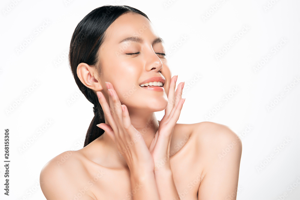 Beautiful Young asian Woman with Clean Fresh Skin Beautiful Young asian Woman with Clean Fresh Skin