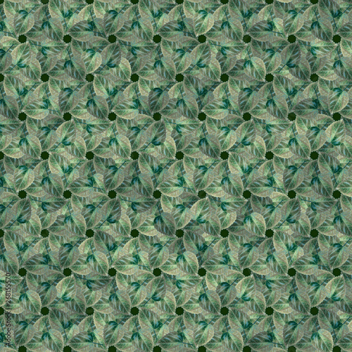 Seamless symmetrical random pattern design background.