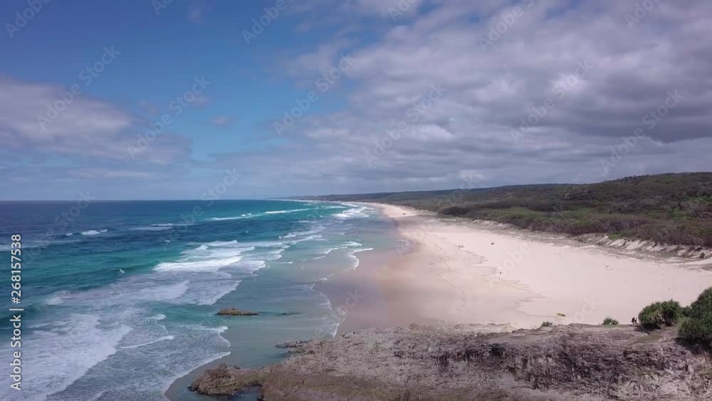 Moreton Island long beach Queensland Australia Moreton Island long beach Queensland Australia