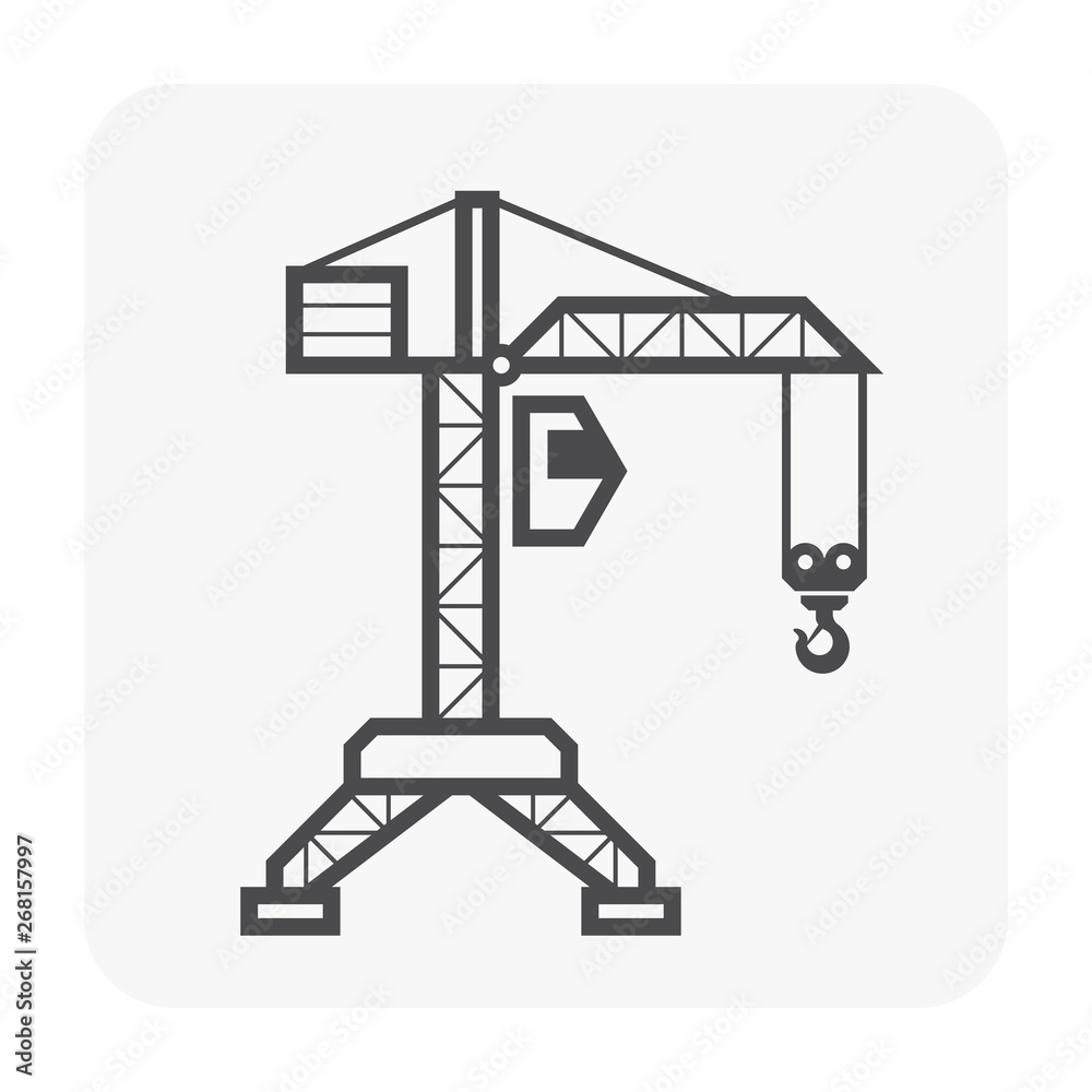 tower crane icon tower crane icon