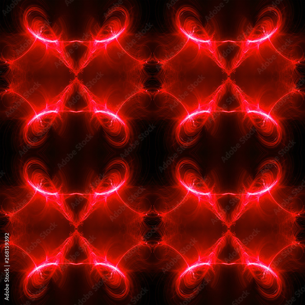 red and black light pattern background and texture.
