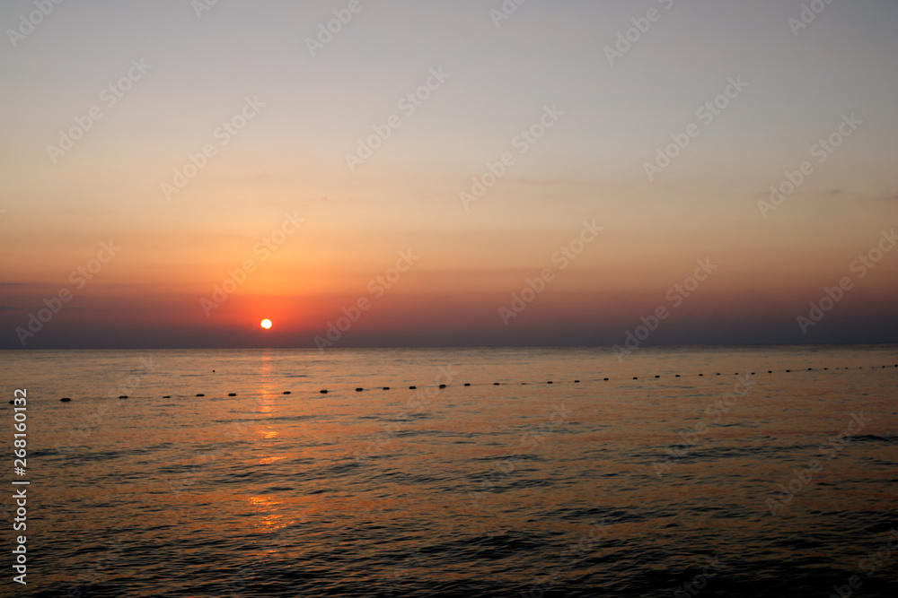 sunset predawn sky over the mediterranean sea sunset predawn sky over the mediterranean sea