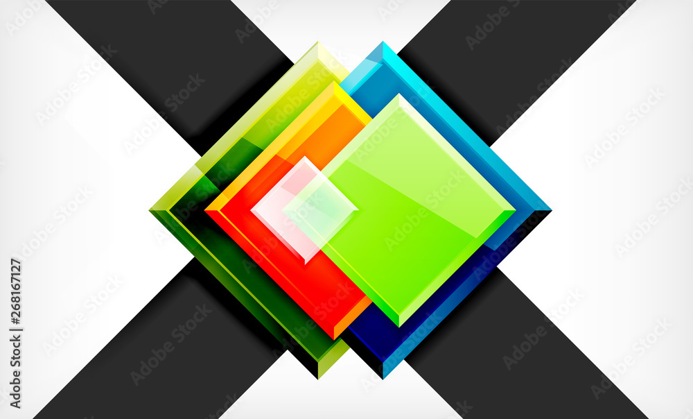 Colorful square and rectangle blocks background Colorful square and rectangle blocks background