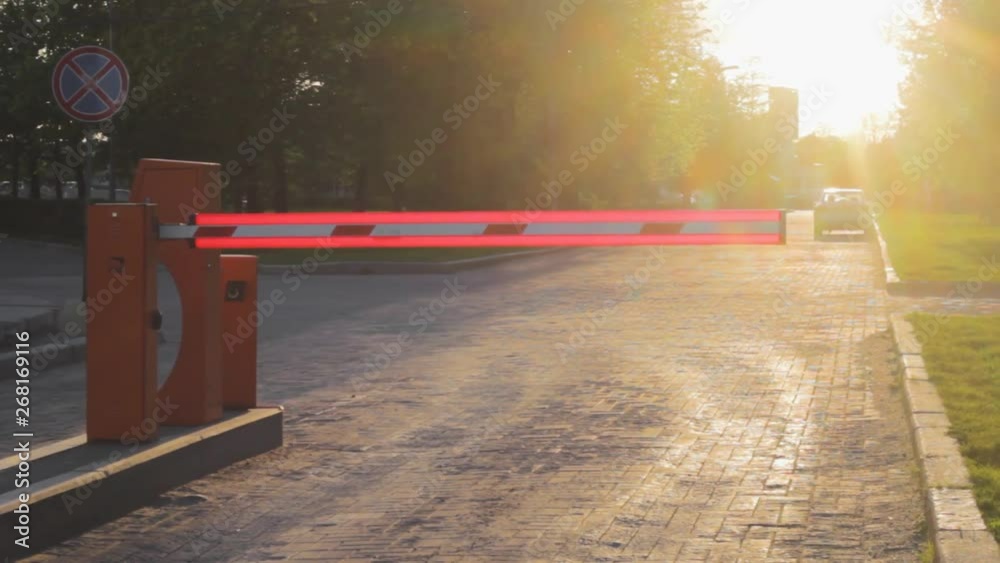 barrier automatic gate parking entrance