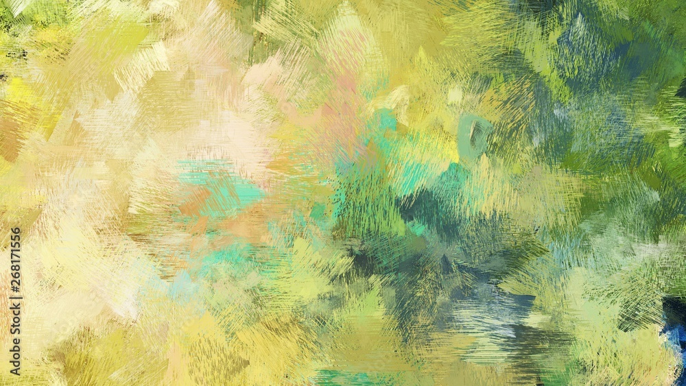 painting with brush strokes and dark khaki, burly wood and dark olive green colors. can be used for wallpaper, cards, poster or creative fasion design elements