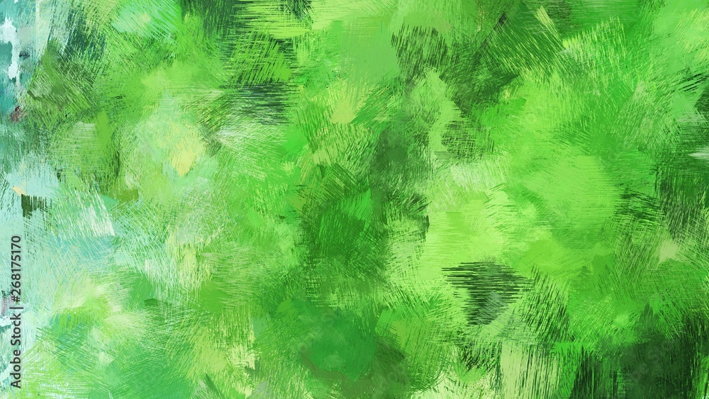 abstract moderate green, tea green and very dark green watercolor background with copy space for your text or image